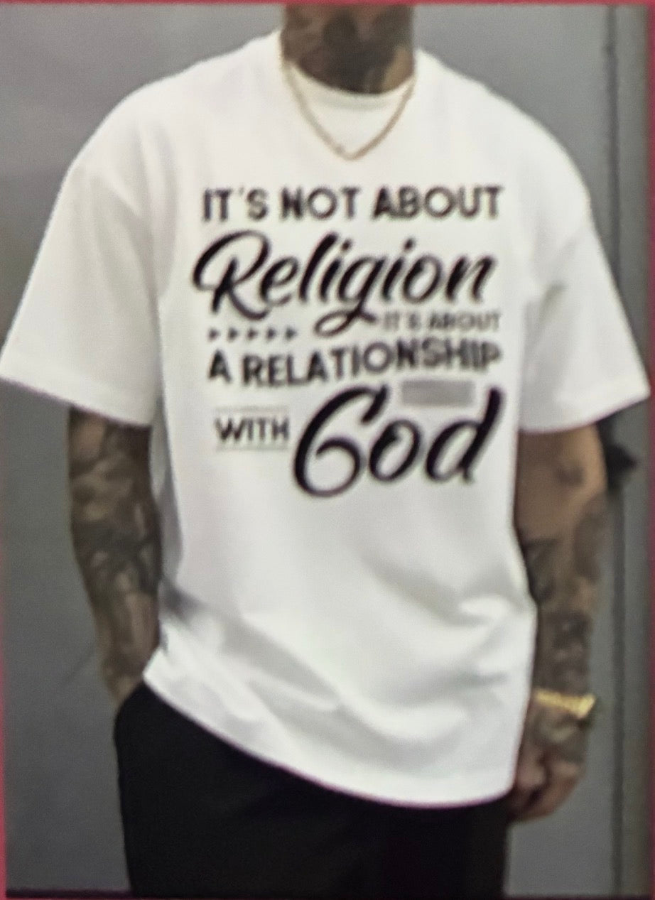 It’s not about religion tee