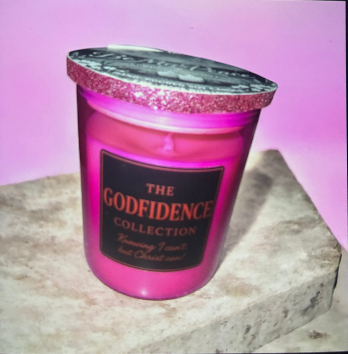 Godfidence collection candle
